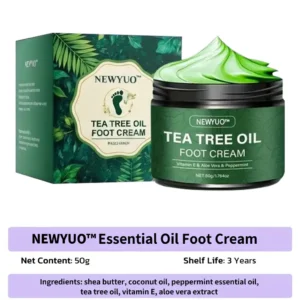 🎁 Limited-Time Offer 🎁 - Don't miss out!Tea Tree Oil Foot Cream (Repairs Dry Cracked Heels, Soothes Tired Feet, Eliminates Odor & Restores Soft Skin) - Image 14