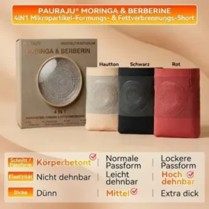 2026 NEUERSCHEINUNG 𝐌𝐨𝐫𝐢𝐧𝐠𝐚 & 𝐁𝐞𝐫𝐛𝐞𝐫𝐢𝐧 4In1 MikropartikelFormungs & FettverbrennungsShorts - Image 15