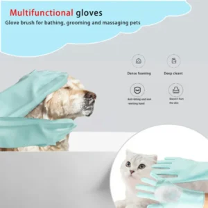 Silicone Dog Grooming Gloves - Image 12