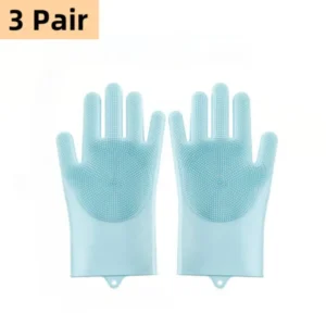 Silicone Dog Grooming Gloves - Image 3