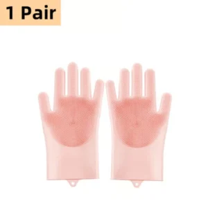 Silicone Dog Grooming Gloves - Image 4