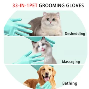 Silicone Dog Grooming Gloves - Image 9