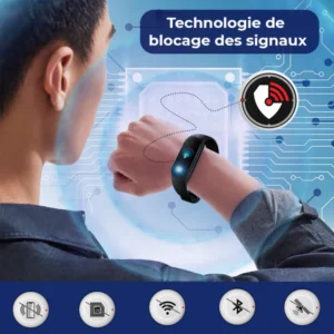 ANTI-Monitor Montre intelligente de brouillage de signal de puces AI anti-pistage - Image 4