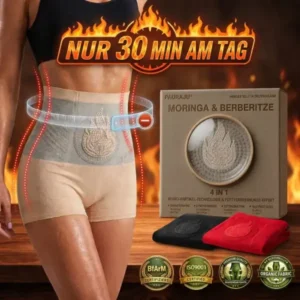 Alternative view of 2026 NEUE VERSION 𝐌𝒐𝗋𝐢𝐧𝐠𝒂 & 𝐁𝗲𝗋𝐛𝐞𝐫𝐢𝐧𝐞 4-in-1 Mikropartikel-Shaping & Fettverbrennungs-Shortss