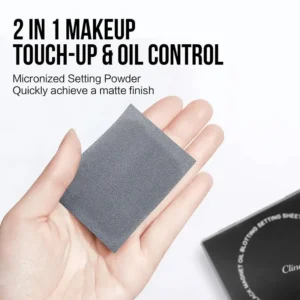CLINCLII Oil Blotting Sheets + Powder 2026 - Image 2