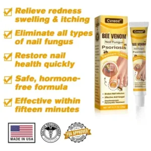 Bee Venom Nail Fungus Psoriasis Treatment Cream - Image 3