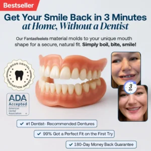 🌎Ends Today: 70% OFF! Full Denture with Strong Suctiond🦷