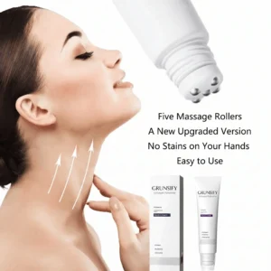 ✨ Roller Massage Cream — 🧴 Infused with Retinol & Hyaluronic Acid | Firms the Neck, Reduces Wrinkles & Double Chin - Image 3