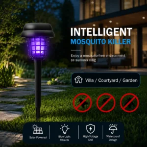 🦟❌Solar-Powered Mosquito Killer Lamp-Outdoor Solar LED Mosquito Killer Garden Lamp - Image 3