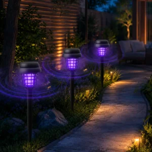 🦟❌Solar-Powered Mosquito Killer Lamp-Outdoor Solar LED Mosquito Killer Garden Lamp - Image 6