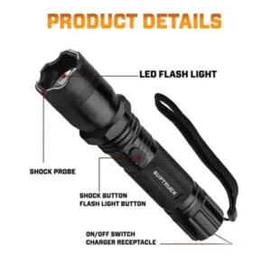 VoltGuard X95 Stun Flashlight 2026 | Tactical Safety Tool - Image 3