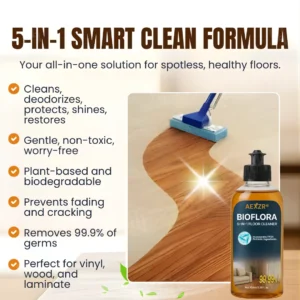 BioFlora 5-in-1 Floor Cleaner 2026 | Fast Dry - Image 3