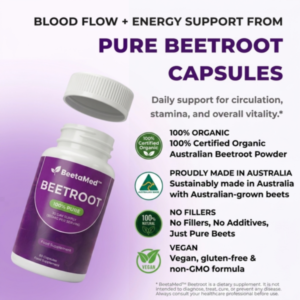 Beetroot Capsules | Organic Energy Support