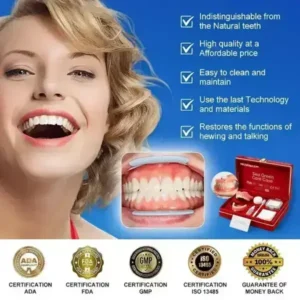 -Ends Today: 70% OFF! Full Denture with Strong Suctiond Custom-Fit Full Functional Dentures🦷 - Image 3