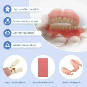 🔥Limited Time 50% OFF： 2nd ltem 60% Full Denture with Strong Suction ✅ Made and Shipped from the USA🍀 - Image 5