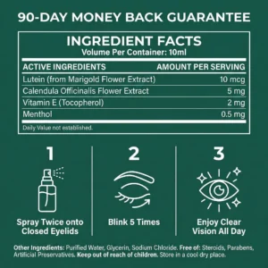 VisionPure Lutein Eye Spray | Daily Eye Wellness - Image 8