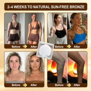 Hiskin Sunless Tanning Microneedle Patch | DHA-Free Bronze Glow - Image 2
