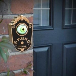 Halloween Decoration-Spooky sound with rolling eye!