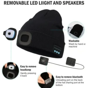 3-in-1 Function Bluetooth Beanie - Image 2