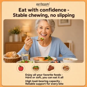 Custom-Fit Dentures | Lightweight At-Home Solution - Image 3