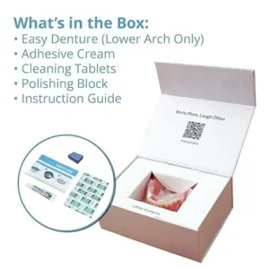 Easy Denture Upper Boil & Bite Denture (Small/Medium) | Self-Fitting - Image 4
