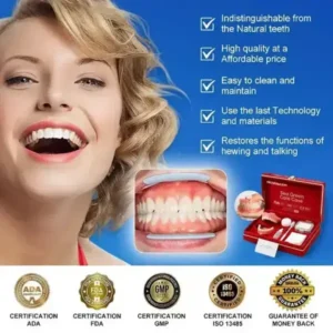 -Ends Today: 70% OFF! Full Denture with Strong Suctiond Custom-Fit Full Functional Dentures🦷 - Image 4