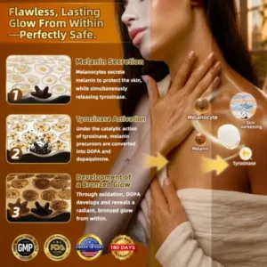 Hiskin Sunless Tanning Microneedle Patch | DHA-Free Bronze Glow - Image 12