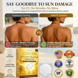 Hiskin Sunless Tanning Microneedle Patch | DHA-Free Bronze Glow - Image 19