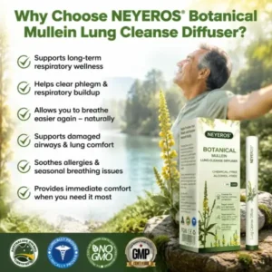 NEYEROS Botanical Mullein Lung Cleanse Diffuser