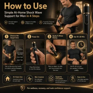 Ultrasonic Shock Wave Therapy Massager for Deep Tissue Relief - Image 16