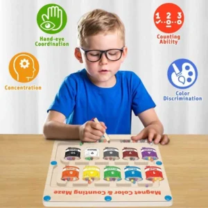 Magnetic Color and Number Maze - Image 7