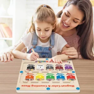 Magnetic Color and Number Maze - Image 2