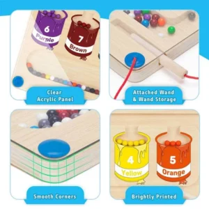 Magnetic Color and Number Maze - Image 6