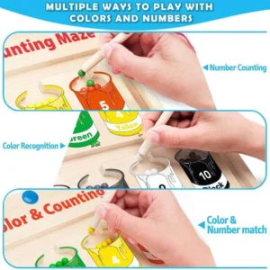 Magnetic Color and Number Maze - Image 5