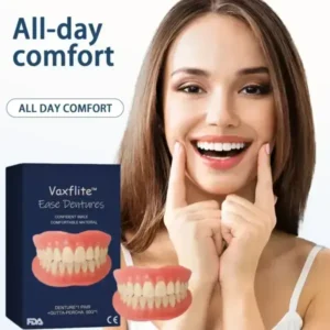 Vaxflite Full Denture Set (Top & Bottom) - Custom Fit Oral Prosthetic
