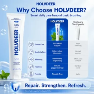 Nano Hydroxyapatite Toothpaste – Fluoride-Free Enamel Repair Paste - Image 4